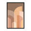 «Abstract Retro Geometric II» par Kathrin Pienaar - Œuvre d'art encadrée sur papier-81386829-131284479-131284557