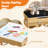 3-in-1 Kids Activity Table Set with Detachable Blackboard and Built-in Storage