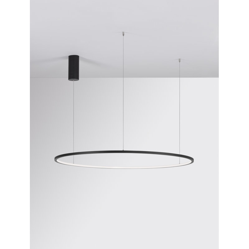 1 - Light Black LED Unique/Statement Pendant