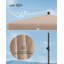 Burdzel Rectangular Market Parasol-24857056-24857085