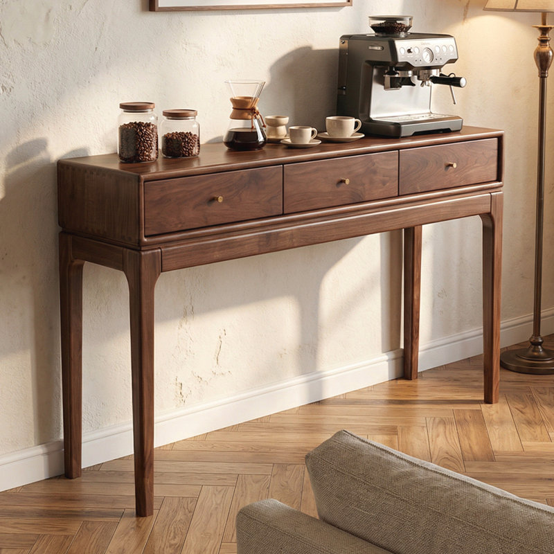 Console rétro de style chinois, H 35,4 po x l 63 po x P 13,8 po