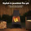 Modern Outdoor Fire Pit-668088737