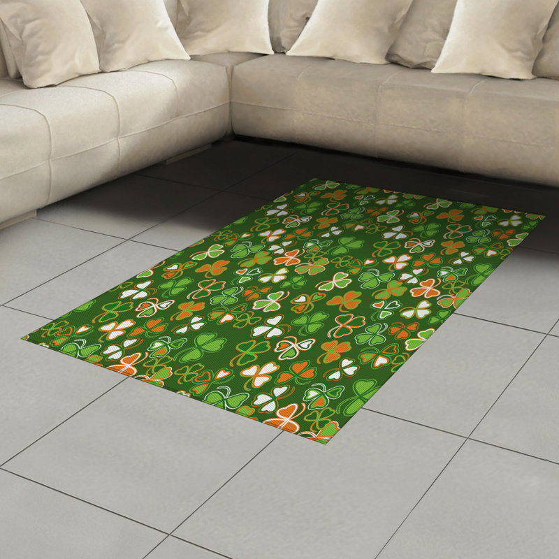 Nature High Density Long Fiber Poly Threads Decorative Area Rug Carpet, Rectangle 4' x 5'8"