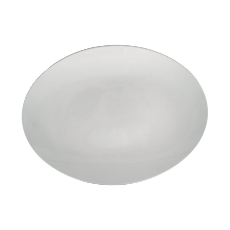G.E.T. Oval Platters Melamine Platter, 18" x 13", American White