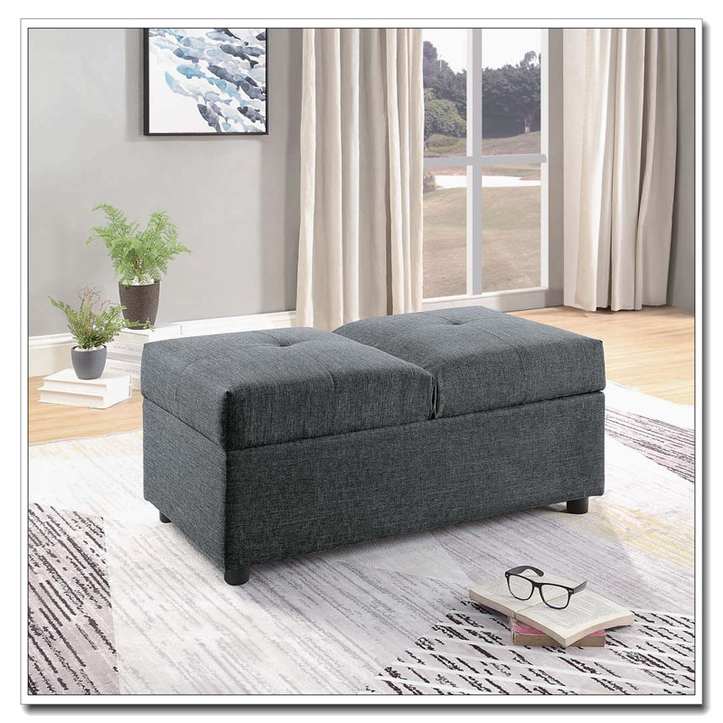 Repose-pieds convertible avec chaise et rangement