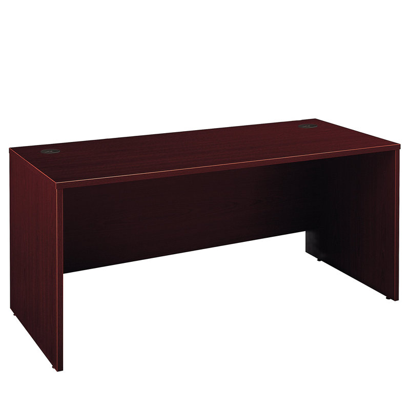 Coquille de bureau Bush Business Furniture Series C Elite, H 30 po x l 66 po x P 30 po, Acajou