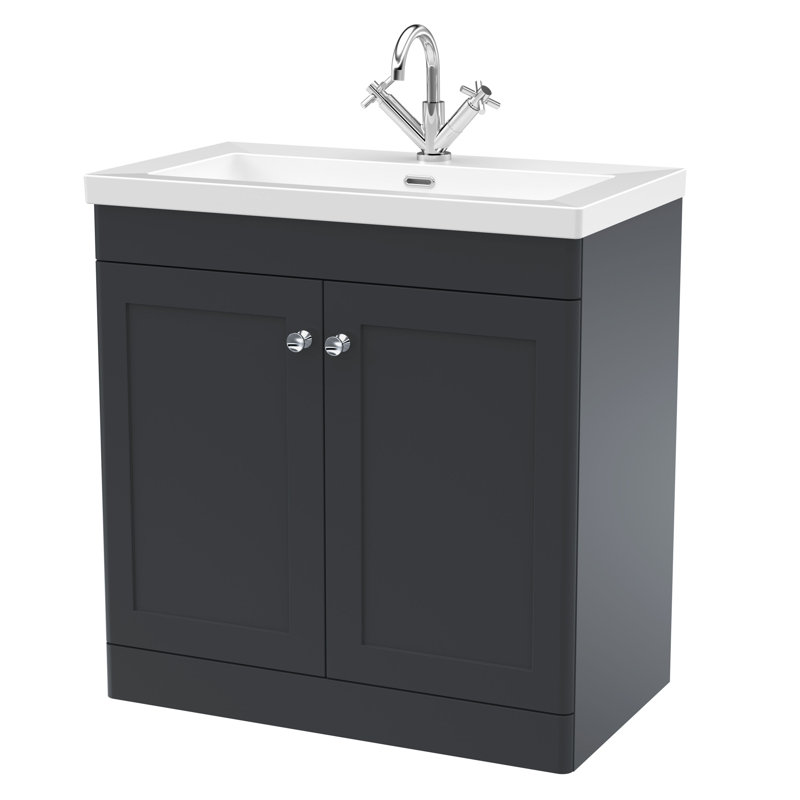 Classique Bathroom Vanity, Soft Black, 81.3 cm W