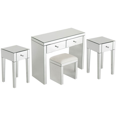 Damion 90cm Glass Top Console Table