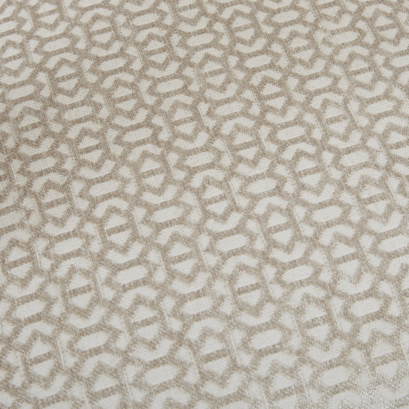 Tabouret de comptoir pivotant Glenwood, Crème à motif géométrique