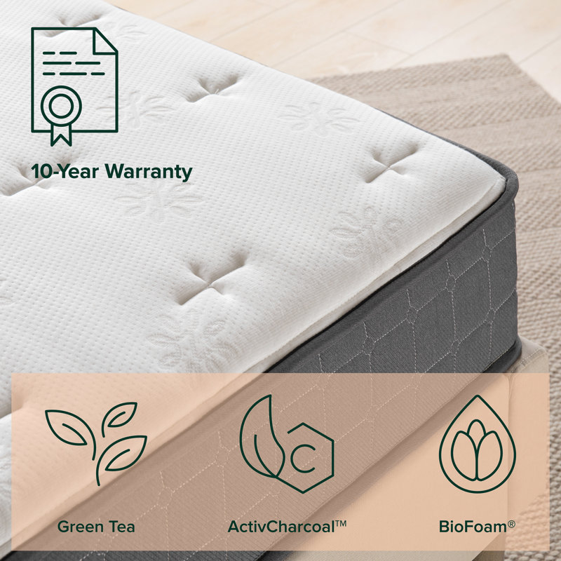 Queen Size Cooling Gel Memory Foam Hybrid Mattress