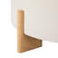Table basse ronde avec repose-pieds capitonné-61058246