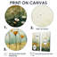Deshong Whispering Meadows I - ensemble d'art mural moderne sur toile multicolore de 2-114717009-114717010-114717011