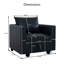 Fauteuil d'appoint en cuir convertible Ruen pour salon, appartement, bureau-95668668-122954105