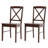 Rustic Classic Wooden Dining Chair Set With Ergonomic Design-1637865550