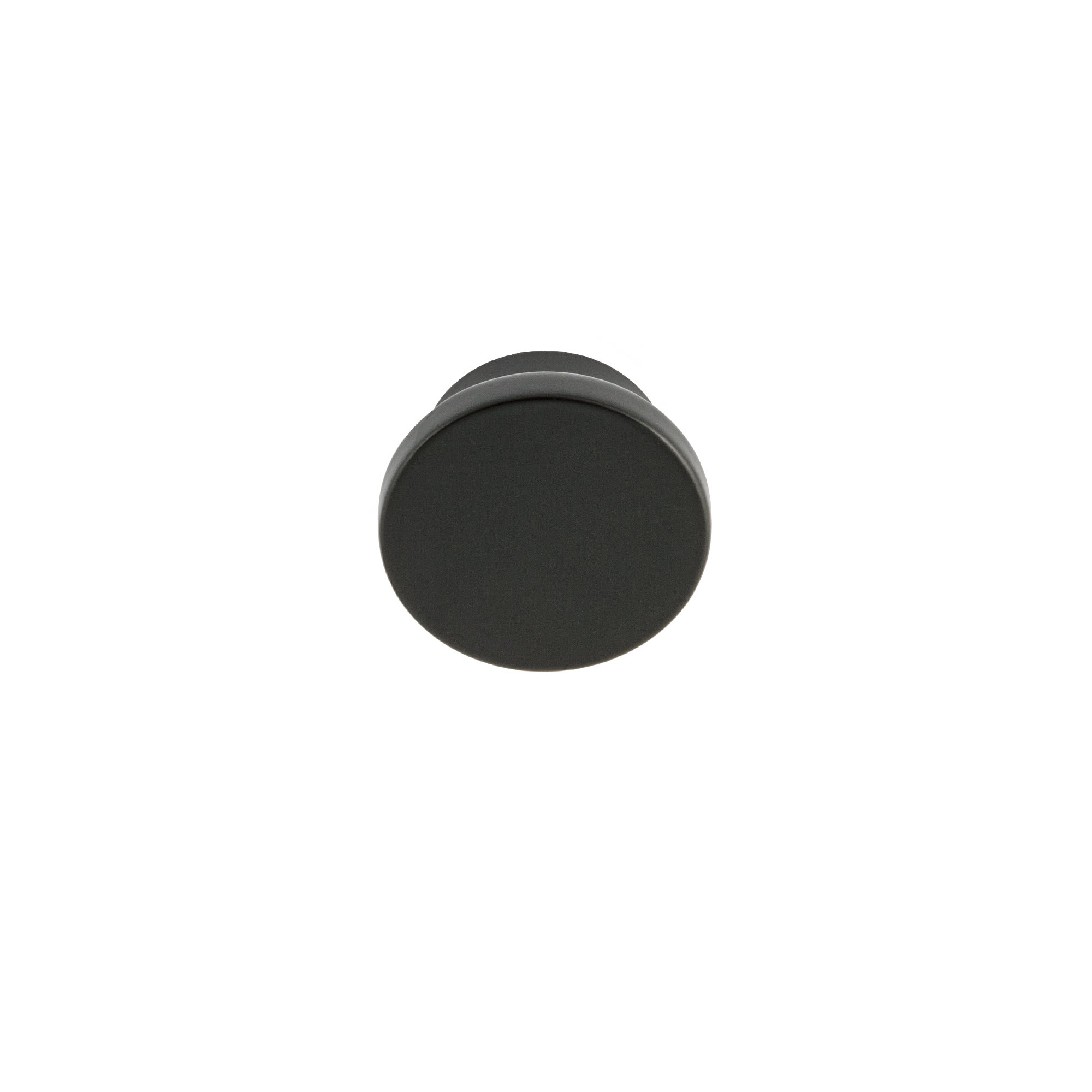 Ethan Round Knob, 1 5/8", Matte Black