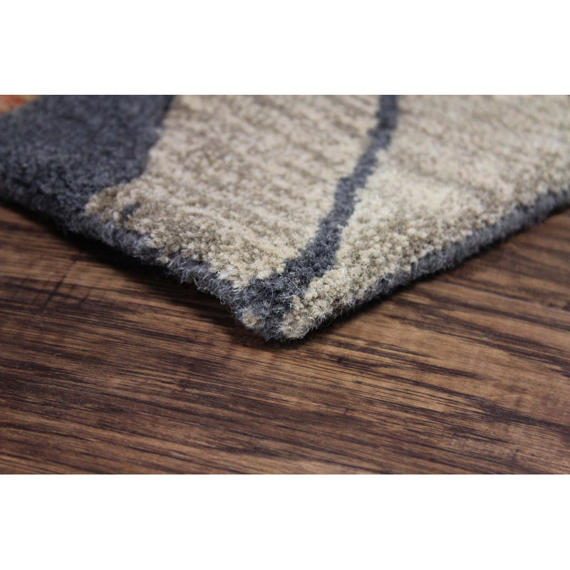 Ilford Wool Abstract Indoor Rug, Rectangle 2' x 3'