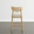 Upholstered Counter Stool with Handwoven Back-66868276