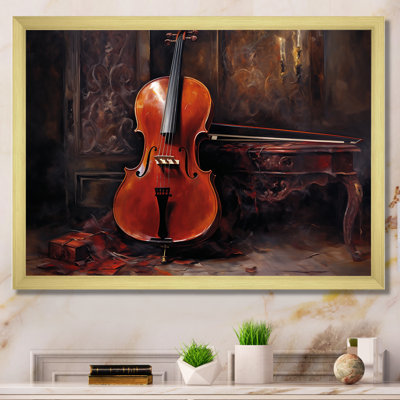 «Cello Charisma Deep Bourgogne» sur toile