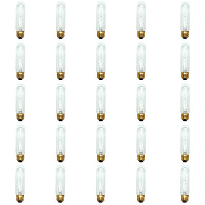 25 W (équivalent 25 watts), T10, ampoule incandescente à intensité variable, base blanc chaud (2 700)