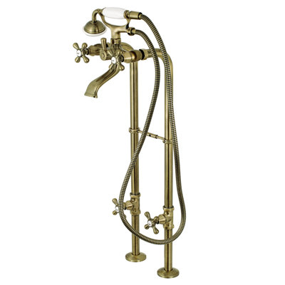 Kingston Freestanding Tub Faucet with Supply Line