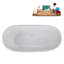 Baignoire autoportante 67 "avec drain interne Streamline-102287887