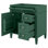 Meuble-lavabo de salle de bain de 30 po sans lavabo supérieur, armoire de rangement moderne avec 2 tiroirs et un tiroir rabattable (BASSIN INCLUS)