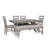 Asiel 6-Piece Upholstered Trestle Dining Set-2018001426