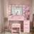 Lighted Vanity Set - 11pcs 3-Color Dimmable Bulbs, 5 Drawer-409219324