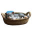 Fée jardin mignon chat dormant ornements en résine artisanat cour intérieure Villa accessoires suspendus décoration