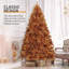 Arbre de Noël artificiel épinette 7,5 pi - support inclus
