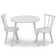 Kids Solid Wood Round Play Table and Chair Set
