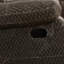 Causeuse inclinable rembourrée 78 po avec console Middler