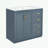 Bathroom Vanity with Sink, 3 Drawers, 2 Doors and metal handles-766394353