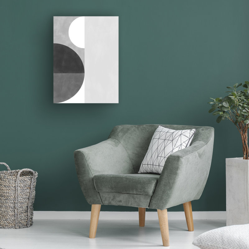 Œuvre d'art sur toile noire Elena Ristova, H 14 po x l 19 po