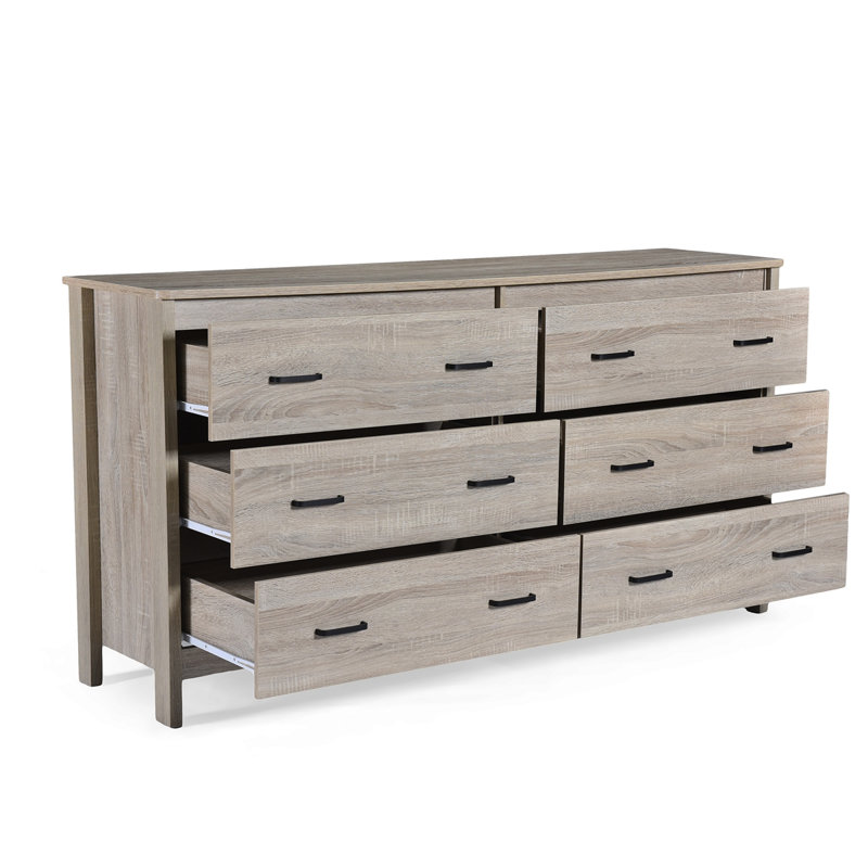 DRESSER À 6 TIROIRS