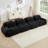 4-seat sofa soft corduroy fabric 32D high-resilience sponge pet-friendly ergonomic design full compression vacuum packaging free combination no assembly for bedrooms studies-118321428