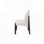 Chaise d'appoint en tissu beige