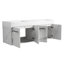 Meuble-lavabo mural 60 po avec lavabo double en résine épaisse-283821489