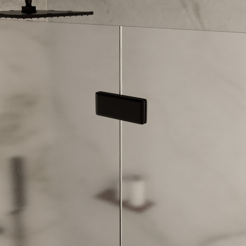 Oil Rubbed Bronze Beveled 180 degree Glass-to-Glass Clamp