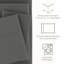 Ensemble de draps en microfibre doublement brossée 4 pièces Becky Cameron 1800 Series-2038499675-2038499673