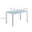 Helsea Glass Top Metal Base Dining Table-700535868