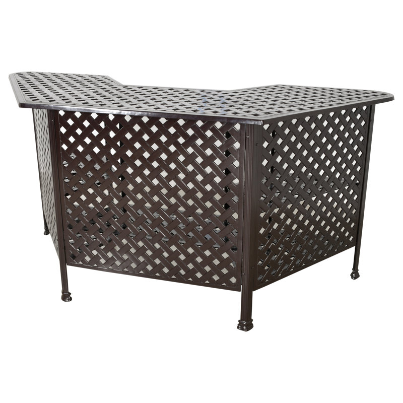 Caswell Metal Bar Counter