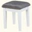 Ensemble de coiffeuse avec éclairage et tabouret