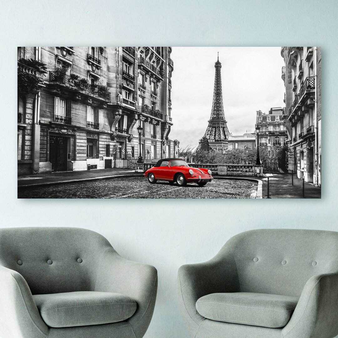 Fotodruck Roadster In Paris (Rouge) von Gasoline Images