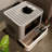 Plastic Litter Box Enclosure with Scoop