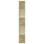 Abderus 159 cm H x 45 cm W Room Divider Bookcase-312856887