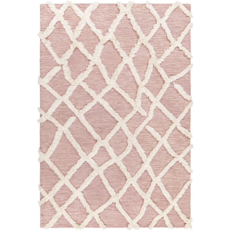 Wool Geometric Area Rug, Rectangle 2' x 3'