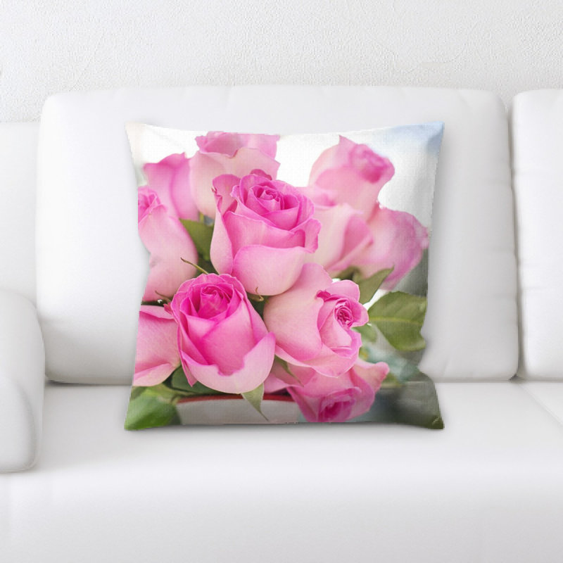 Coussin roses