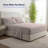 100% Organic Viscose From Bamboo Sheets Set, 300 Thread Count, 4-pc Set, Luxury Cooling Sheets, Deep Pockets - Gift-Ready Packaging, Full Size (Stone)-111656340-111656343