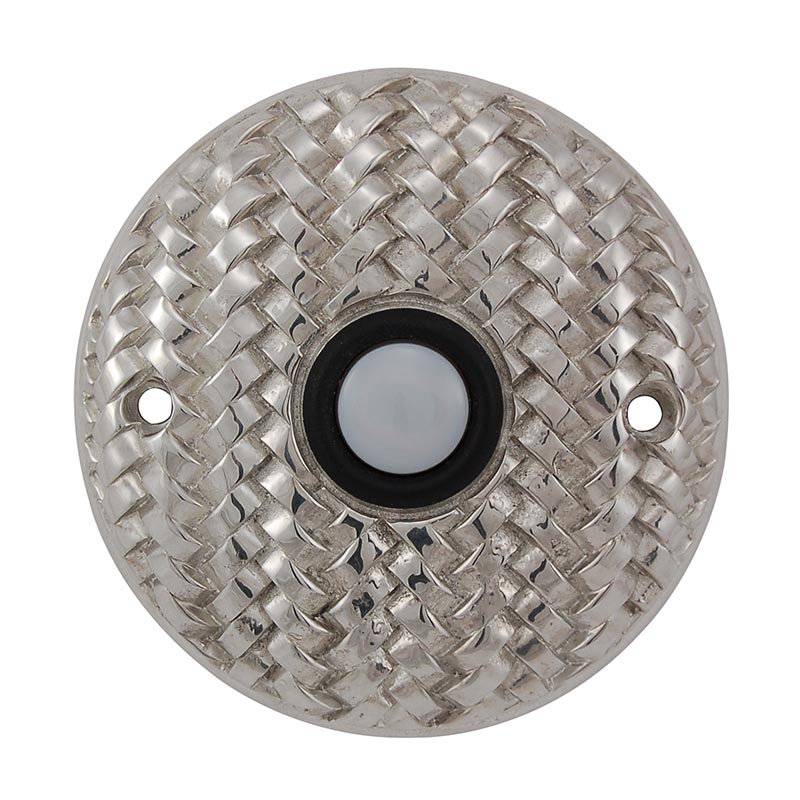 Cestino Push Button, Polished Silver